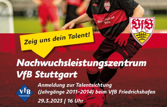 VfB Stuttgart Talentsichtung beim VfB Friedrichshafen