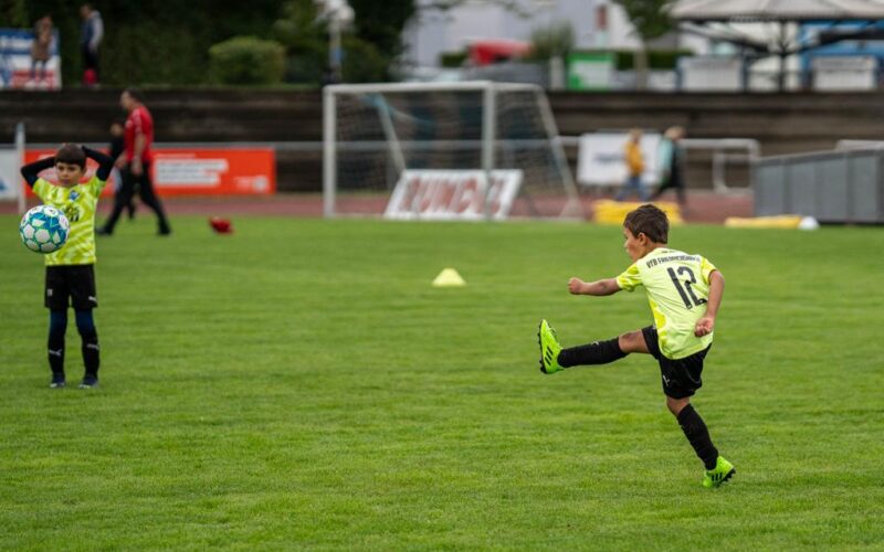 F Jugend Heimspieltag im Zeppelinstadion